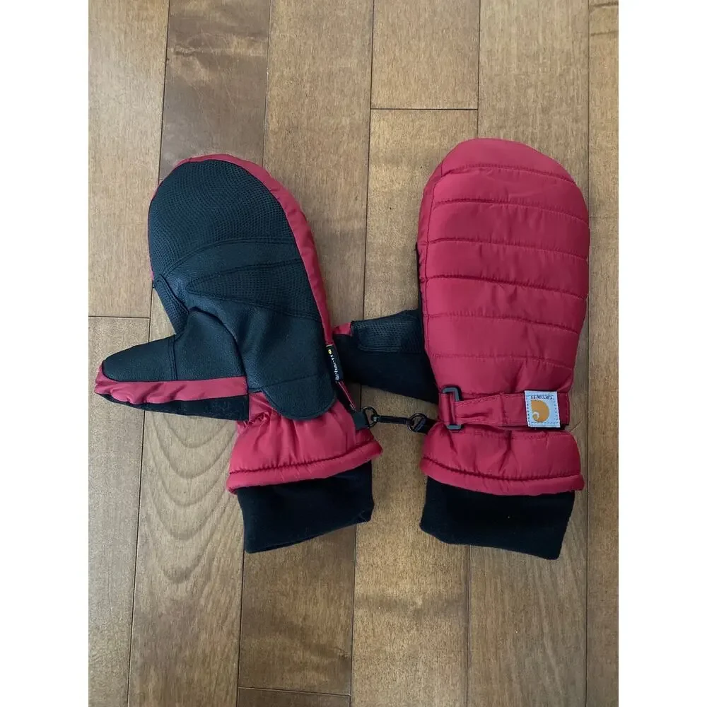 Carharrt WOMEN'S QUILTS MITT STYLE #WA625 in crabapple color